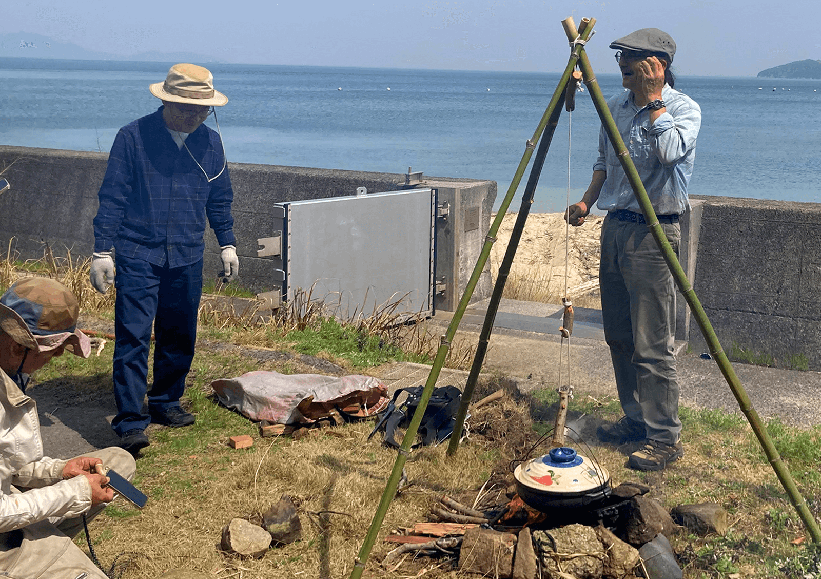 【5/11開催】庵治な里山里海再生塾   第3回『三又囲炉裏を作る』